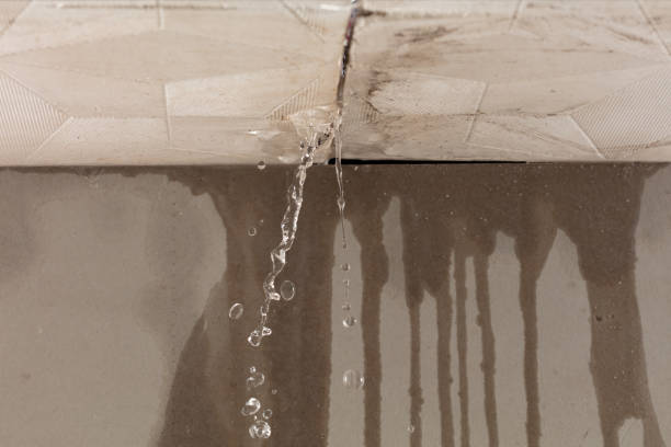 Professional Burst Pipe Cleanup technician working in Niantic, CT